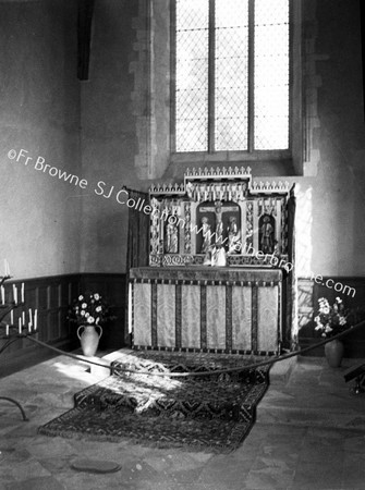 'SLIPPER' CHAPEL ALTAR